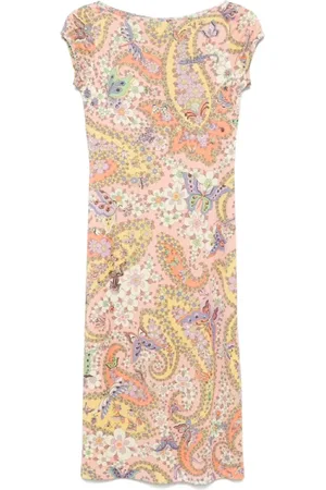 Etro Klänning, Dam, S, Elegant Midi Klänning för Olika Tillfällen