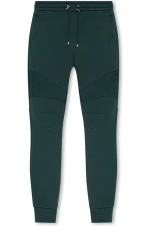 Balmain Byxor, Herr, M, Bomull, Sweatpants med logotyp