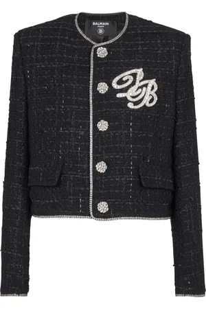 Balmain Jacka, Herr, S, Tweed, Kort Tweedjacka