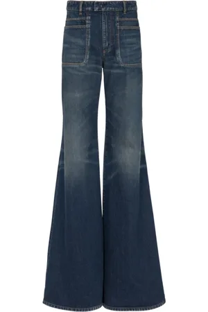 Balmain Jeans, Herr, W38, Denim, Utställda denimjeans