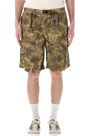 Brain Dead Shorts, Herr, M, Brun Casual Shorts med Dragsko