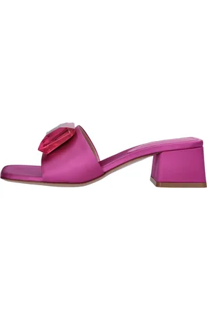 Gianvito Rossi Skor, Dam, 37 1/2 EU, Läder, Sandaler Fuchsia