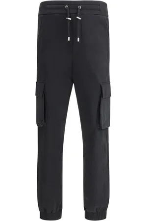 Balmain Byxor, Herr, M, Bomull, Cargo Ficka Bomull Jogger Sweatpants