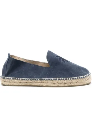 MANEBI Skor, Herr, 45 EU, Blå Espadriller för Stiliga Män