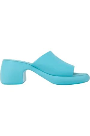 Camper Skor, Dam, 37 EU, Chunky Heel Blå Sandal