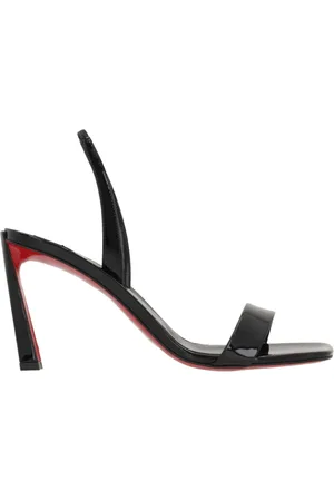 Christian Louboutin Skor, Dam, 37 EU, Svarta Sandaler med O Condora 85