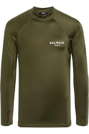 Balmain Topp, Herr, M, Nylon, Long Sleeve Tops