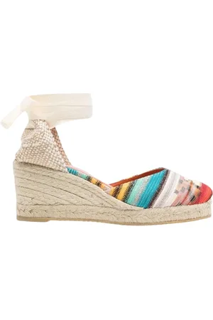 Missoni Skor, Dam, 41 EU, Färgglada Lace-Up Espadrilles