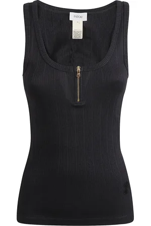 Patou Topp, Dam, S, Blå Dragkedja Tank Top