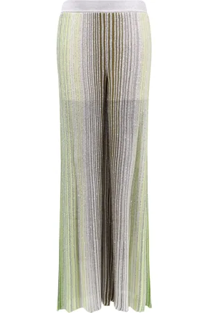 Missoni Byxor, Dam, S, Paljetter, Randig Paljett Flare Byxor