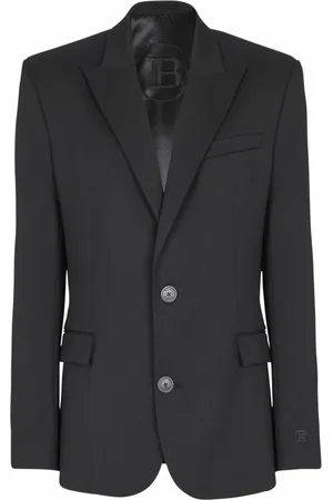 Balmain Kostym, Herr, XS, Ull 2-knappjacka
