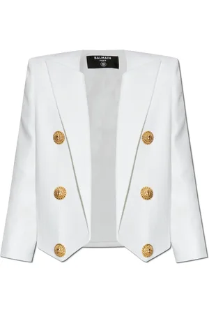 Balmain Jacka, Dam, M, Bomull, Kort jacka med dekorativa applikationer