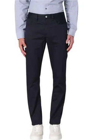 Armani Exchange Byxor, Herr, W30, Bomull, Grön Slim Fit Bomullsbyxor
