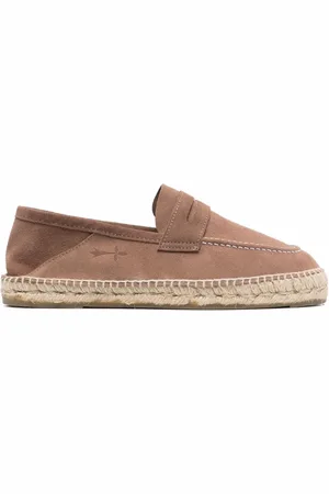 MANEBI Skor, Herr, 41 EU, Bruna Espadrillos för Män
