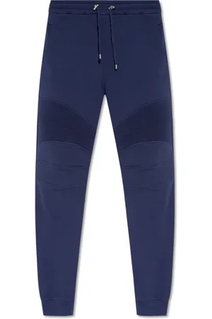Balmain Byxor, Herr, M, Bomull, Sweatpants med logo