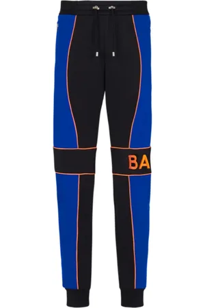 Balmain Byxor, Herr, L, Joggingbyxor med logoinlägg