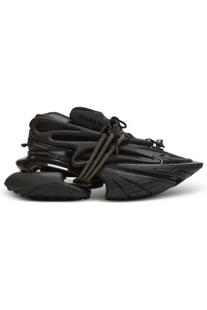 Balmain Skor, Dam, 38 EU, Läder, Läder enhörning lågtoppsneakers