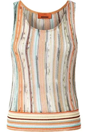Missoni Topp, Dam, M, Orange Top för Kvinnor