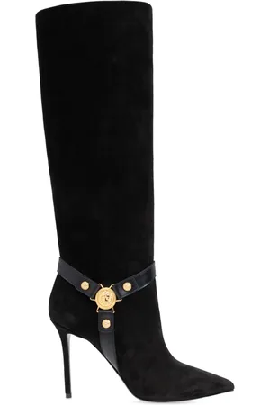 Balmain Skor, Dam, 39 EU, Läder, Läderstövlar