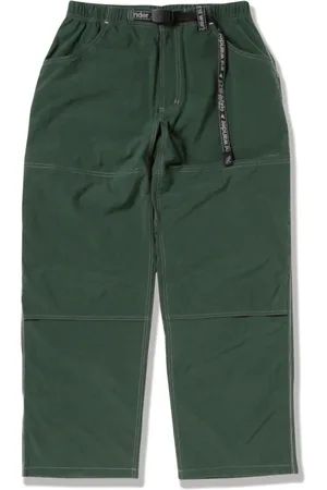 Gramicci Byxor, Herr, S, Nylon, Grön Dubbel Knä Nylon Byxor