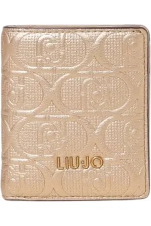 Liu Jo Accessoarer, Dam, ONE Size, Läder, Präglad Logopung Guld Stiligt Tillbehör