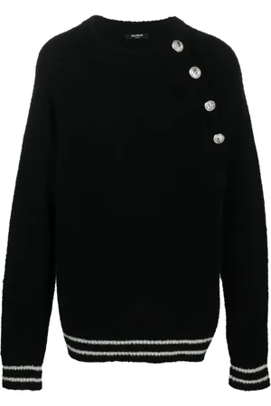 Balmain Stickade tröjor & koftor, Herr, L, Sweatshirts