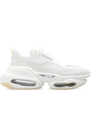 Balmain Skor, Herr, 44 EU, Läder, B-Bold Sneakers