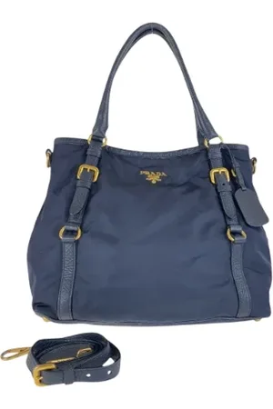 Prada Pre-owned, Dam, ONE Size, Nylon, Pre-owned handväska i canvas