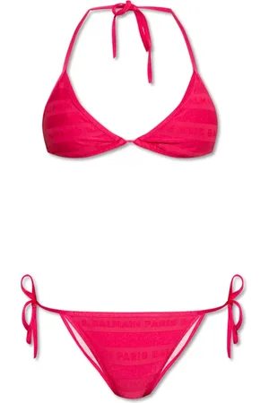 Balmain Badkläder, Dam, L, Bikini med logotryck