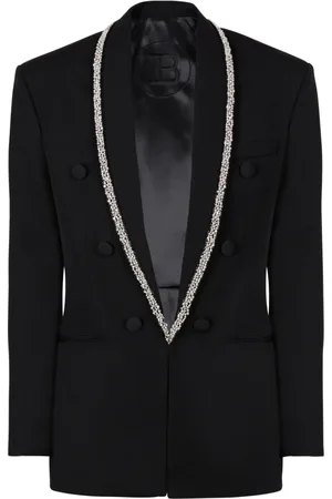 Balmain Jacka, Herr, S, Kornjacka med broderad krage