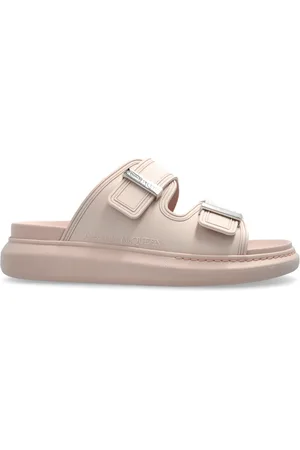 Alexander McQueen Skor, Dam, 37 1/2 EU, Läder, Flip-flops Hybrid
