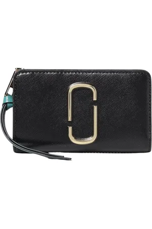 Marc Jacobs Accessoarer, Dam, ONE Size, Läder, Kompakt dragkedja plånbok för kvinnor