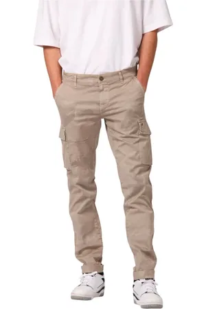Masons Byxor, Herr, 2Xl, Bomull, Camouflage Cargo Byxor Extra-Slim Fit
