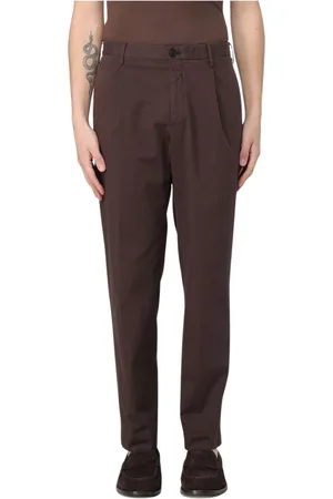 Incotex Byxor, Herr, XL, Brun Sofistikerade Casual Byxor för Män