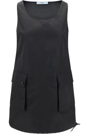 Prada Klänning, Dam, S, Nylon, Nylon Mini Klänning med Fickor