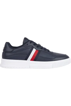 Tommy Hilfiger Skor, Herr, 40 EU, Läder, Högkvalitativa sneakers med distinkt logotyp