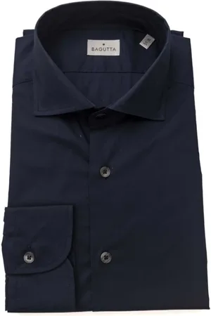 BAGUTTA Skjorta, Herr, S, Bomull, Slim Fit French Collar Shirt