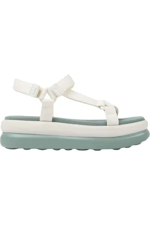 Camper Skor, Dam, 36 EU, Vita Platform Sandaler för Kvinnor
