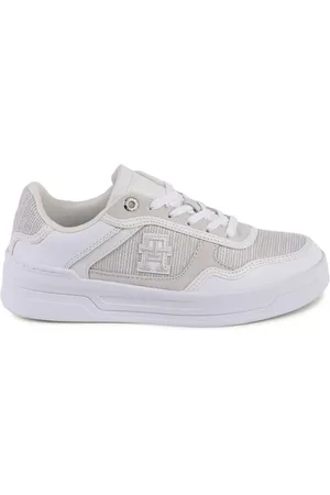 Tommy Hilfiger Skor, Dam, 37 EU, Läder, Vita Läder Sneakers