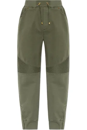 Balmain Byxor, Herr, W31, Bomull, Byxor med applikation