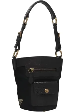 Prada Pre-owned, Dam, ONE Size, Nylon, Pre-owned Nylon handvskor