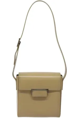 Saint Laurent Pre-owned, Dam, ONE Size, Pre-owned Laeder axelremsvskor