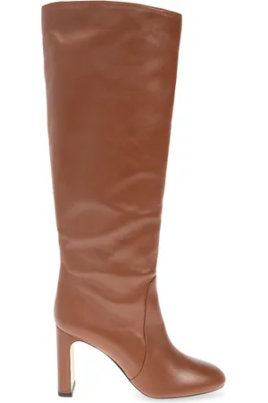 Stuart Weitzman Skor, Dam, 35 1/2 EU, Läder, Klackstövlar Yuliana
