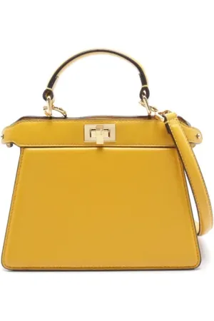 Fendi Pre-owned, Dam, ONE Size, Pre-owned Laeder handvskor
