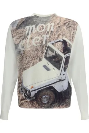 Moncler Stickade tröjor & koftor, Herr, L, Mercedes-Benz av Nigo Samarbete Tröja