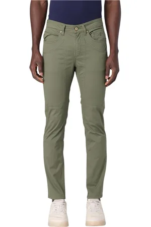 Jeckerson Byxor, Herr, W32, Grön Slim Fit Chinos