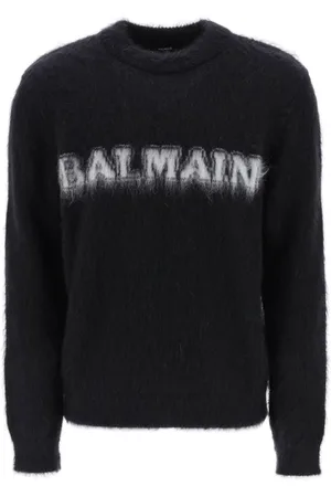 Balmain Stickade tröjor & koftor, Herr, L, Sweater Pullover