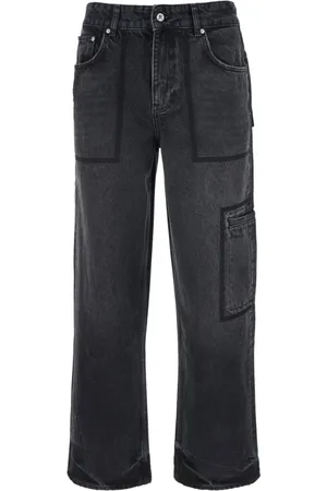 Represent Jeans, Herr, W33, Denim, Svart Denim Cargo Jeans