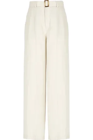Woolrich Byxor, Dam, W29, Linne, Linne Viskos Byxor Bälte Kvinna