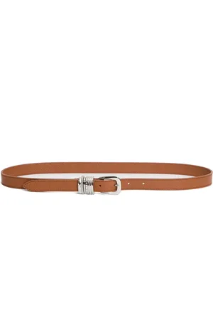 Orciani Accessoarer, Dam, 80 CM, Läder, Stilig Oval Spänne Läderbälte